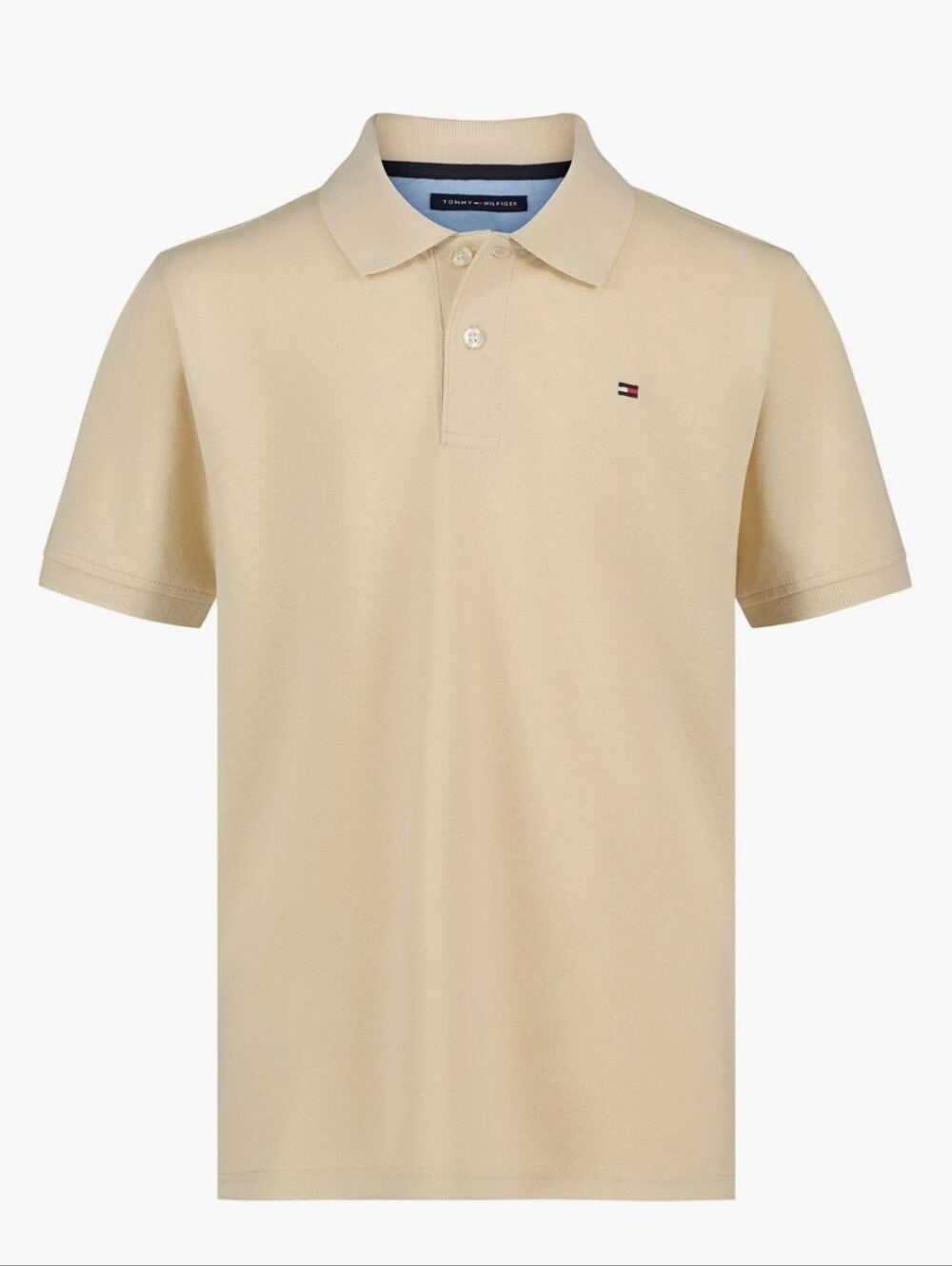 NWT Boys Tommy Hilfiger Short Sleeve Polo Shirt Fog Size 5 Little Kid